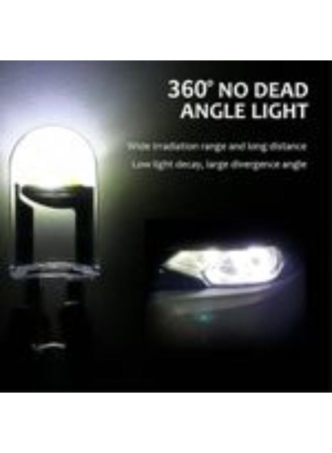 T10-COB Universal Glass Enclosed T10 W5W LED Parking Light Super Bright White 6000K Light Interior Pilot License Plate Dome Indicator Lamp Bulb for Car Bike and Motorcycle (2W, White, 2 PCS) - Image 4